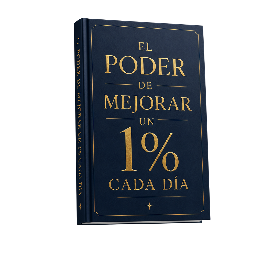 Portada 3D del ebook El Poder de Mejorar un 1% Cada Día